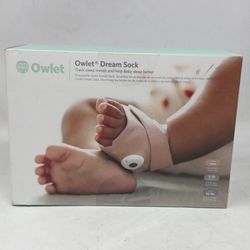 New Sealed Owlet Dream Sock Baby Monitor - Dusty Rose (BM06N20MCJ)