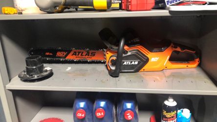 Atlas 80V Brushless 18-Inch Cordless Chainsaw
