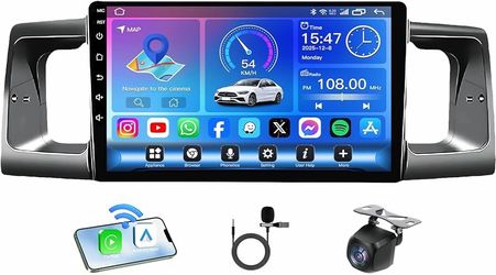 Car Radio Stereo for Toyota Corolla 2003-2008: Upgrade with Wireless Carplay Android Auto, 9'' 1280 * 800P Touchscreen with Bluetooth GPS Navigation 5