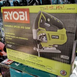 Ryobi Variable Speed Jig Saw 4.8 Amp Motor Orbital Action with Speedmatch. 