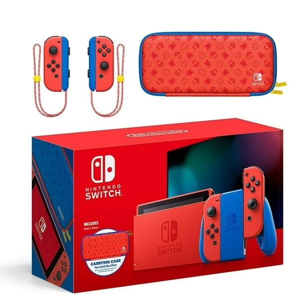 Nintendo Switch Red And Blue Super Mario Special Edition (Brand New)