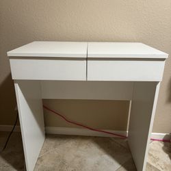 White vanity