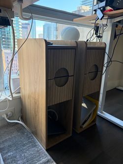 Set of 2 Small Nightstands