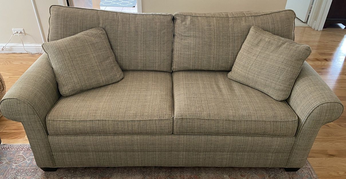 Beige Ethan Allen Sofa