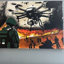 Ukraine War Art Piece 