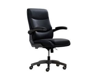 LA-Z-BOY Black Leather Manager’s Office Chair with Comfort Core Plus