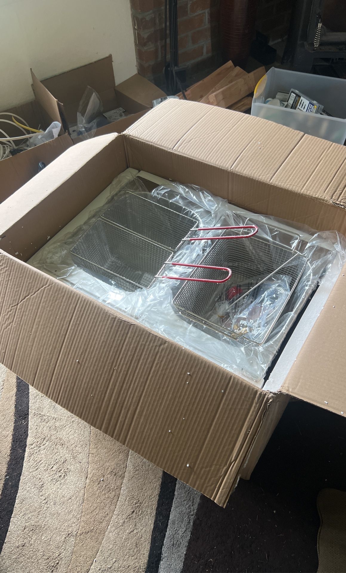 Barton Standing Double Fryer