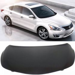 Brand New Hood For Nissan Altima 2013 through 2015 Sedan Comes Black Primed Ready To Paint