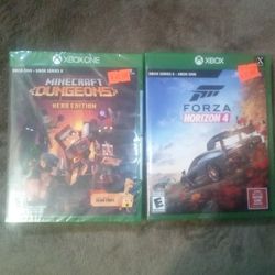 Brand New Xbox One Series X Minecraft Dungeons Hero Edition Forza Horizon 4 