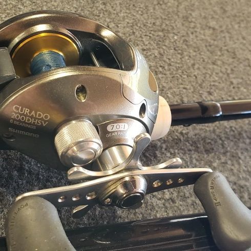 shimano curado 200 dhsv New Shimano Curado 200 DHSV Combo for Sale in Spring Valley, CA