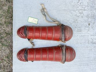 Vintage Early 1900s Shin Guards