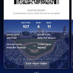 Cubs Tickets Sunday Vs cards