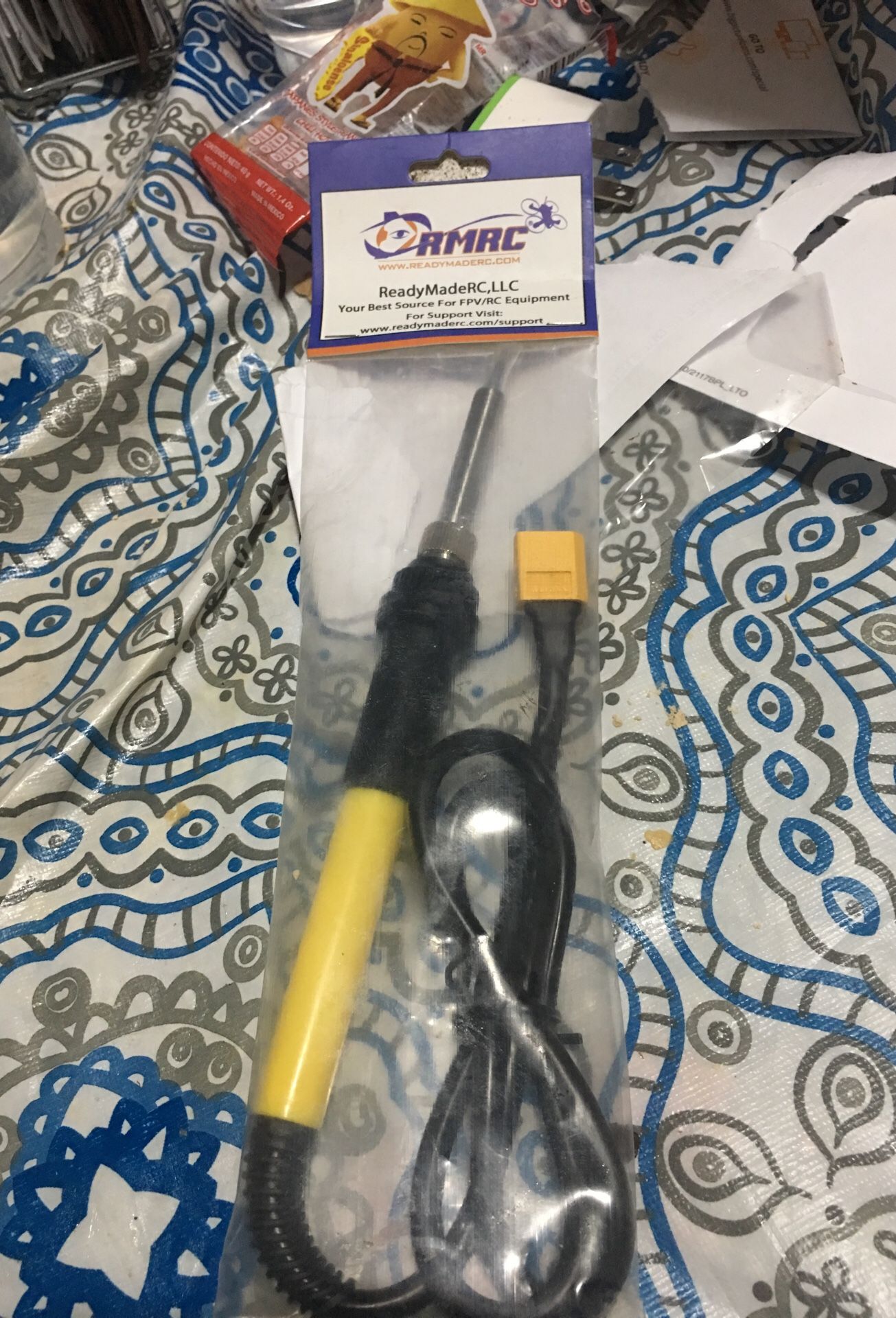 Portable soldering iron