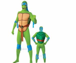 Teenage Mutant Ninja Turtles 2nd Skin Leonardo Adult Costume Jumpsuit