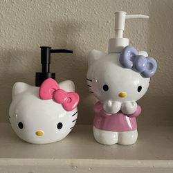 Hello Kitty Soap/lotion Dispensers
