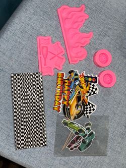 Hot wheels cake topper and candy molds