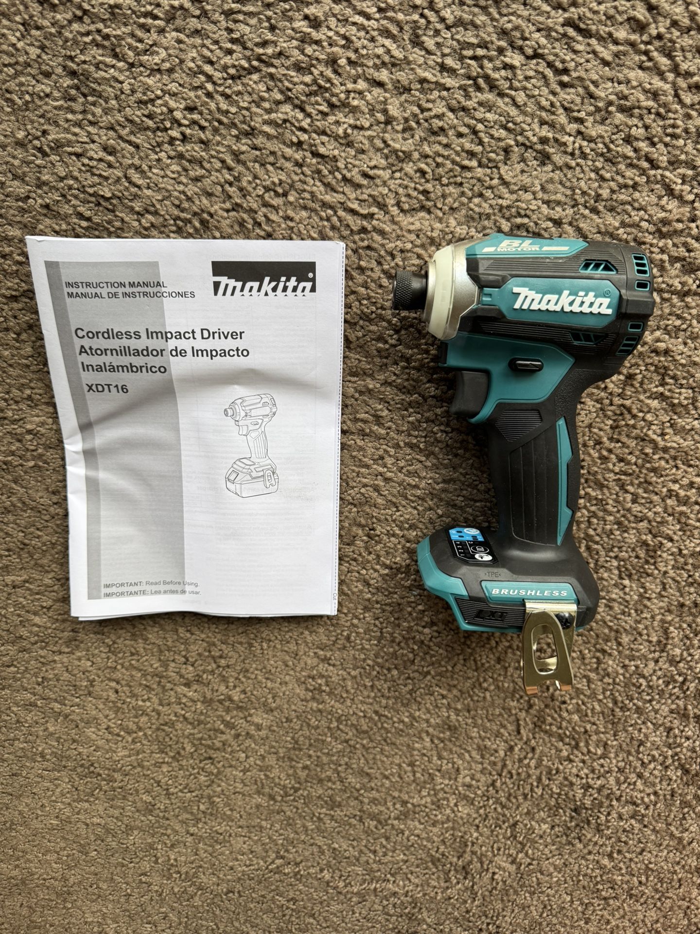 Makita Impact Driver XDT19Z 18V LXT, Brushless, Cordless, Mode 4-Speed, New Version (Brand New, Tool Only)