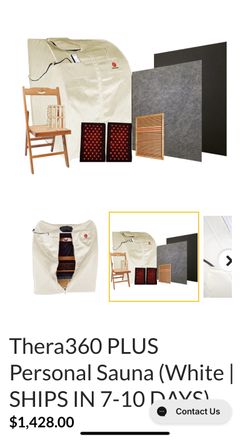 Therasage WHITE Portable Sauna
