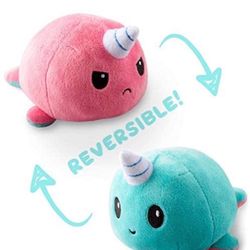 2 pcs tee turtle Reversible Octopus Plushie