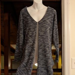 Youngs USA Navy Blue Long Sleeve Cardigan Medium