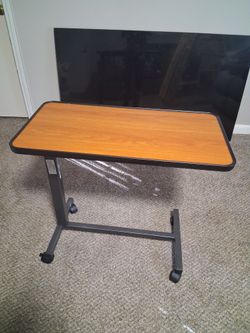 Adjustable Overbed Rolling Table