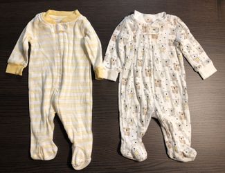 0-3 months Cotton Footed Sleep and Play