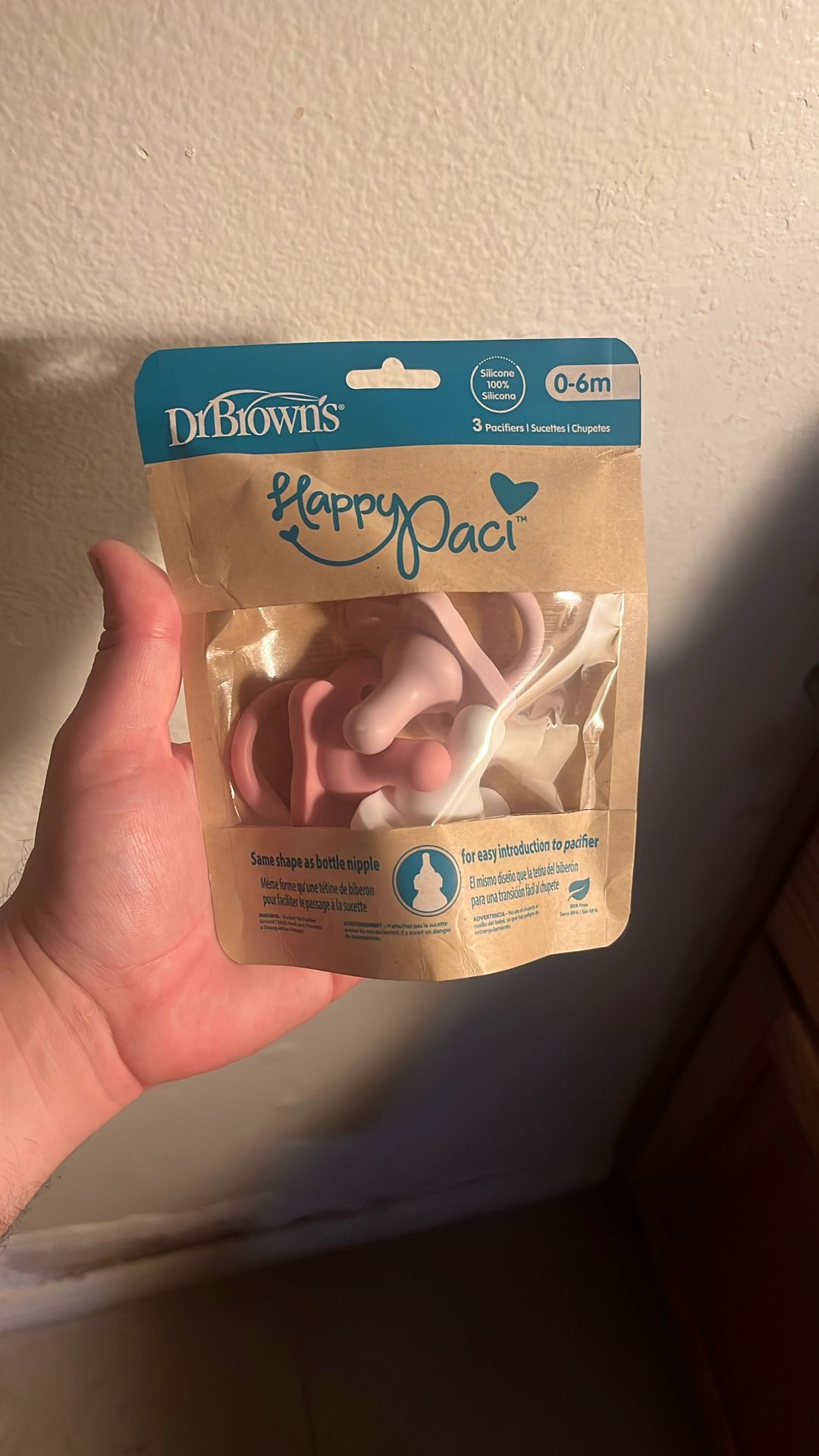 Dr Browns pacifiers 3 Pack