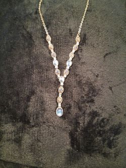 Blue Dress up Necklace
