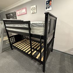 Twin Over Twin Bunk Bed 
