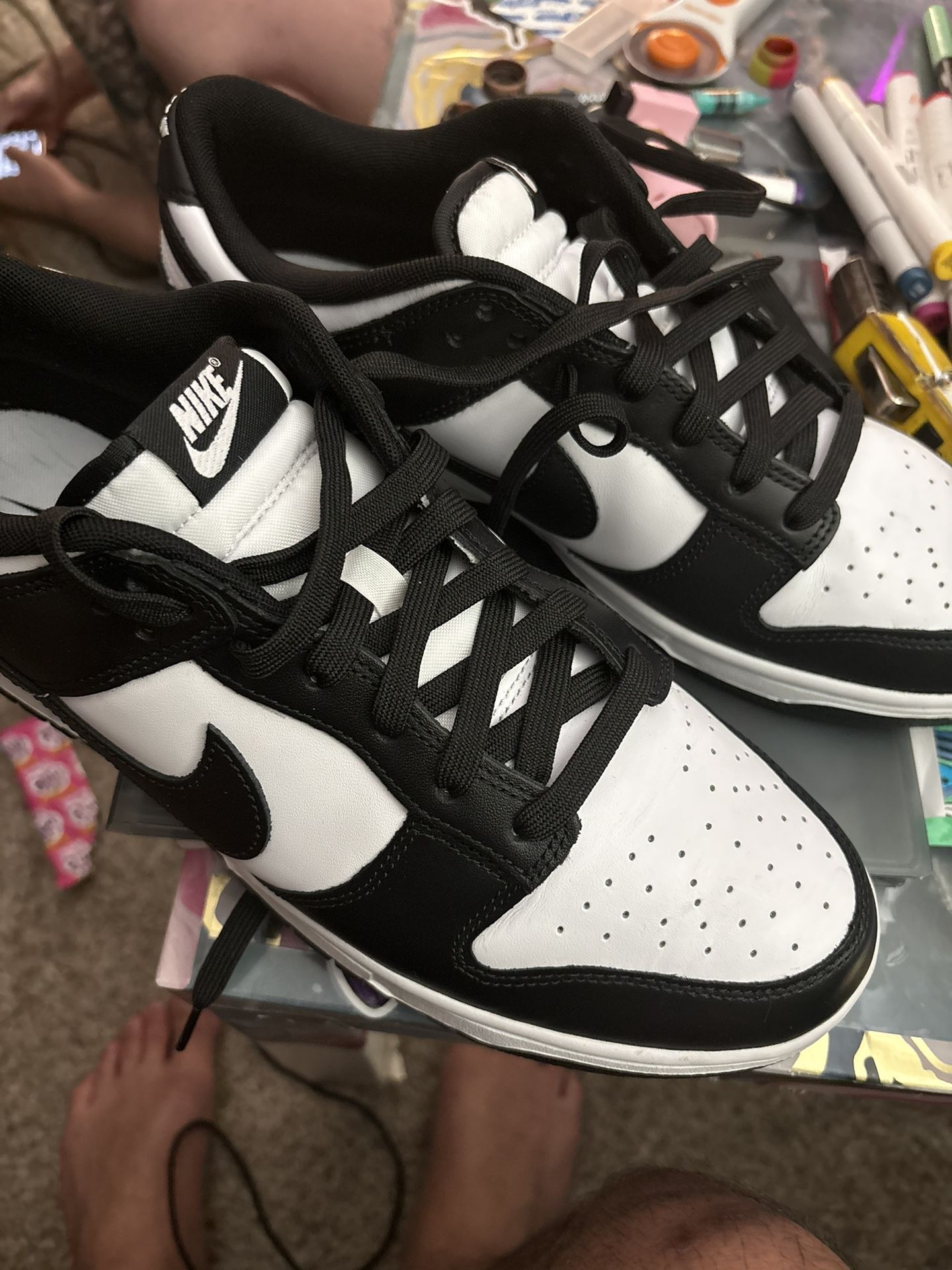 Nike Panda Dunks Size 10. (OBO)