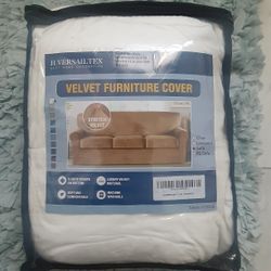 25% Off Full Sofa Velvet Cover Off White 