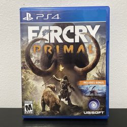 Far Cry Primal PS4 PlayStation 4 Video Game CIB Complete Ubisoft 2016