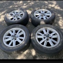 4 —— 225/55r16 5x4.5 5x114.3 Stock Ford Mustang Camry Accord Civic Tacoma Wheels Rims Tires!!!