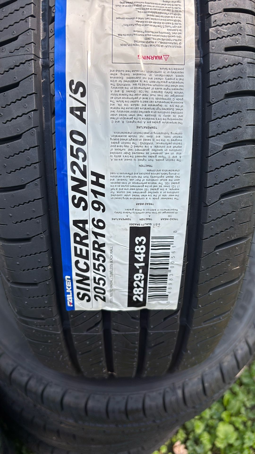 Tires “Falken” 205/55/16 4 Tires Brand new 500 Or Best Offer 