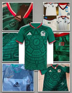 ⚽ FOR SALE: Mundial Mexico National Team Men's Adidas Soccer Jerseys ⚽ Price: $55 each OR get a deal at 2 for $100! Sizes Available: Small up to 4XL