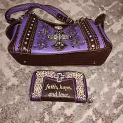 Purse And Wallet Set