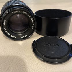 Canon FD NFD 100mm f/2.8 MF Telephoto Lens