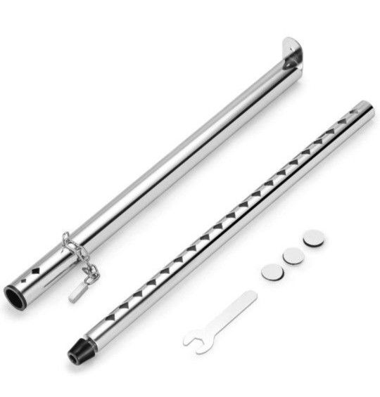 Adjustable Window Security Lock Bar, Sliding Door Jammer, Extendable from 15.5’’ to 30’’ for Sliding Windows with AC Unit Installed, Stainless Steel