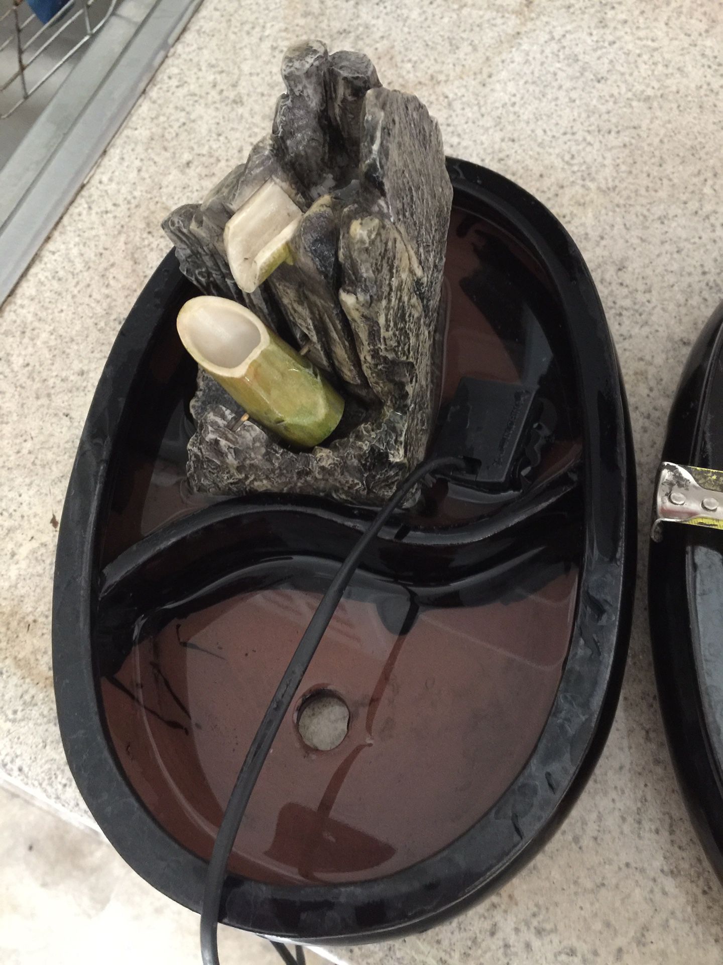 Bonsai Planter Pot with mini water fountain