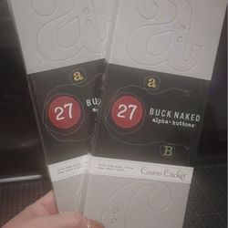 Cosmo Cricket Set/2 Alpha-Buttons BNIP 