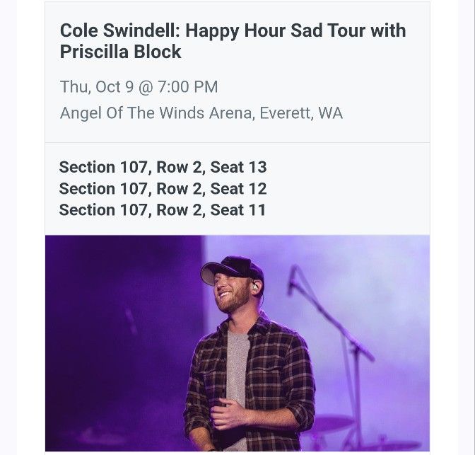 Cole Swindell ROW 2