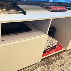 TV stand white 