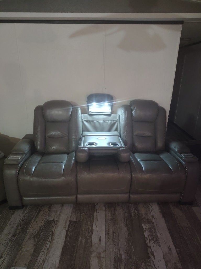 Ashley Leather Sofas