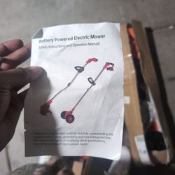 Two  Battery Electric Mower 
