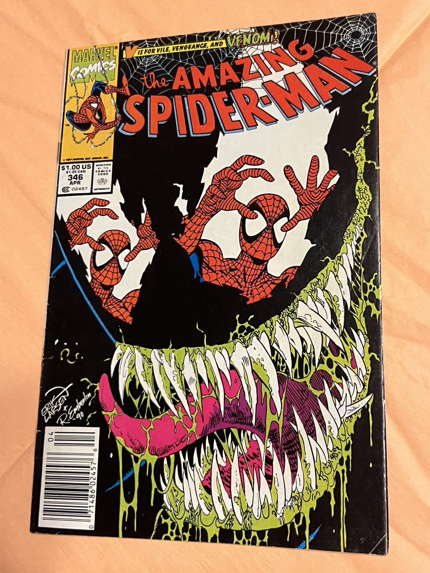 The Amazing Spider-Man #346 (Vol. 1)