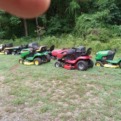 Riding  Mowers  $ 350 And Up, Craftsman John Deere Cub cadet and Other Brands