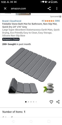 **Brand New**Foldable Stone Bath Mat