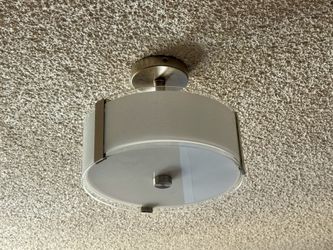 Modern Ceiling Light Fixture White Shade