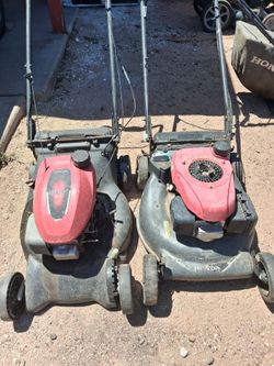 Honda mowers for parts.