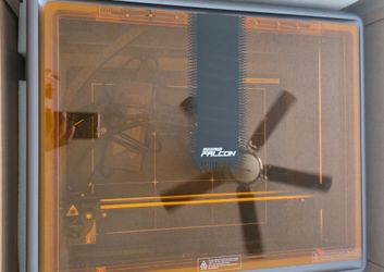 Creality Falcon Laser Engraver and falcon laser rotary roller and tub to keep the fuse out the house